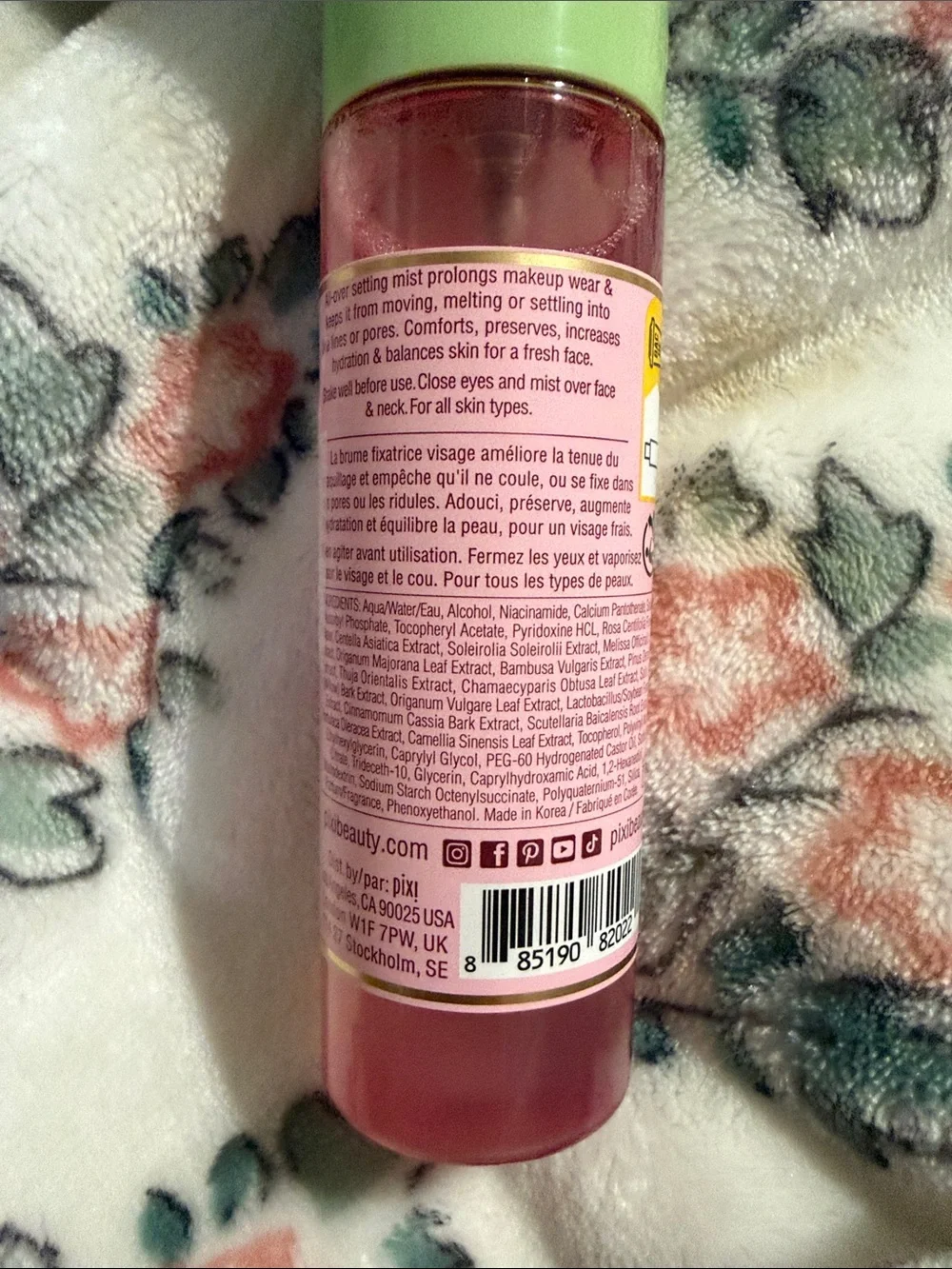 Pixi x Hello Kitty Makeup Fixing Mist